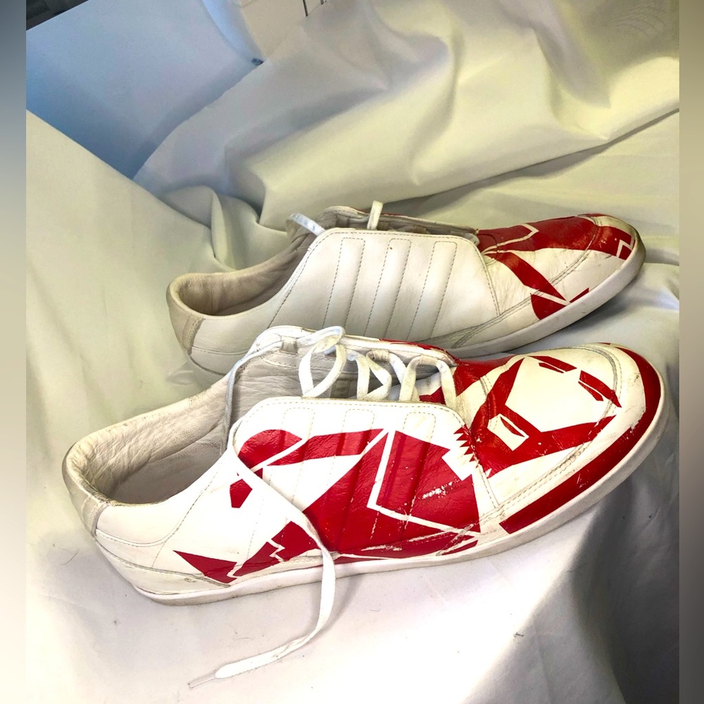 Super Rare Y-3 Adidas with abstract Yohji Yamamoto 12 white & Red